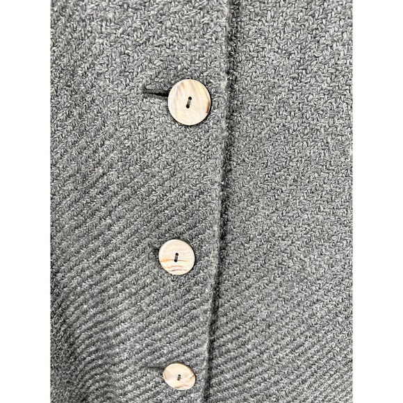 J. Jill Button Down Coat Wool Blend Soft Brown Knit Women's Size Small - Picture 5 of 6